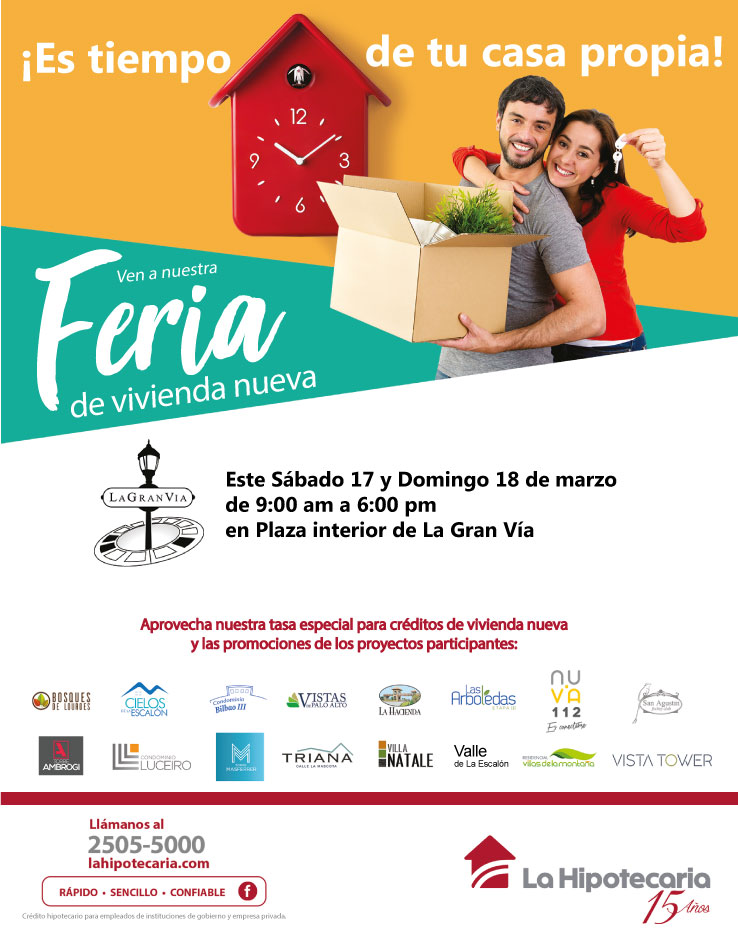 FERIA DE VIVIENDAS NUEVAS DE LA HIPOTECARIA La Hipotecaria El Salvador